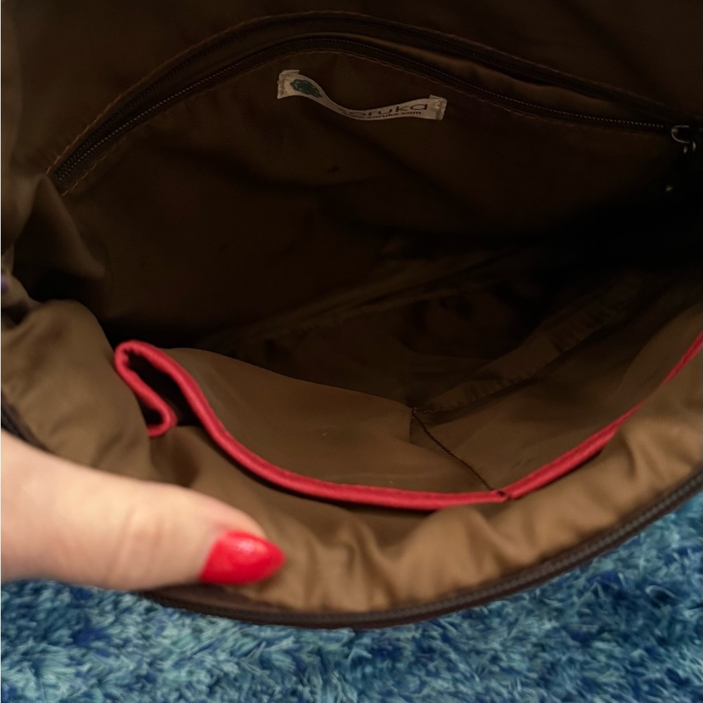 Soruka Patchwork Leather Backpack | Multicolor | … - image 6